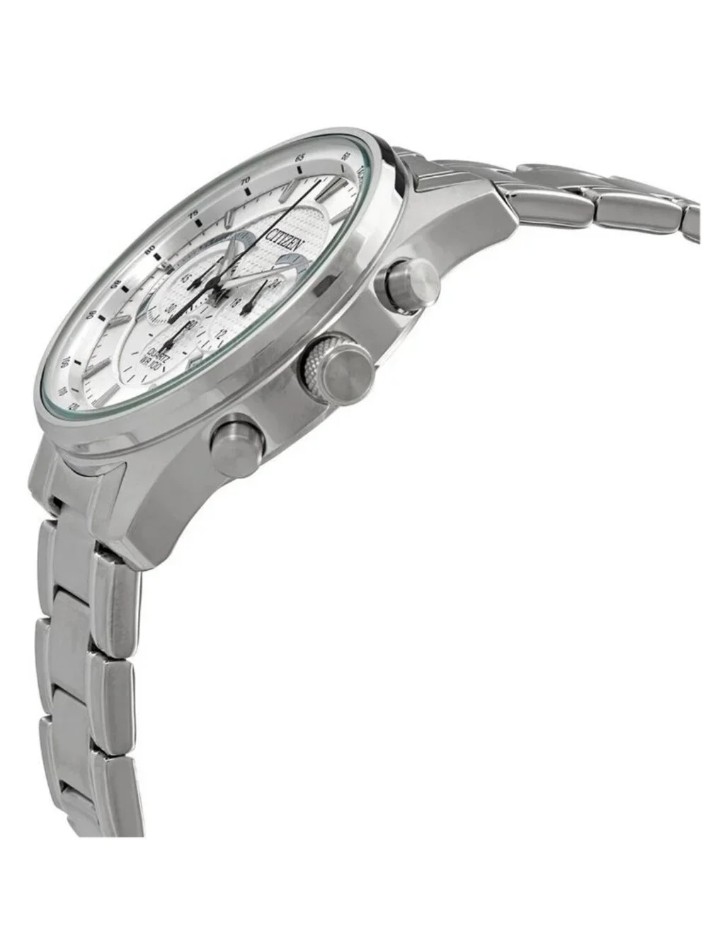 NWT Citizen Chronograph Quartz Silver Dial Men's Watch